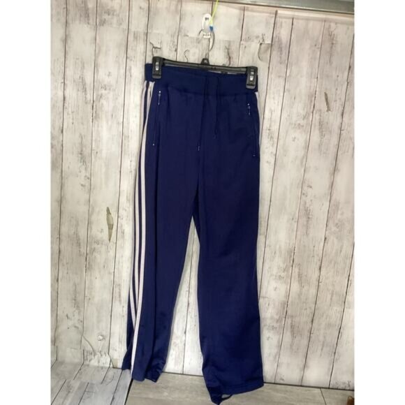 Preppy Streetwear Coquette Utility ADIDAS Jogger Track Navy Pants Small - Picture 1 of 5